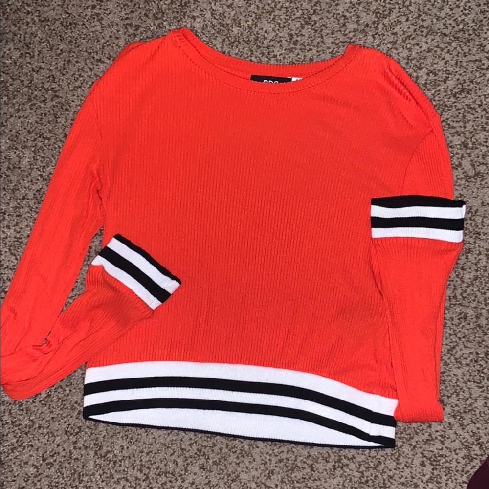 Orange crop top from Urban Outfitters